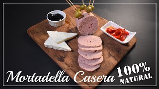 Como hacer Mortadella Casera paso a paso con ingredientes Naturales Sin conservantes [upl. by Orian285]