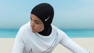 Nike unveils new Pro Hijab [upl. by Ardnasak]