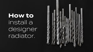 How To Install A Designer Radiator  BestHeating [upl. by Akili852]