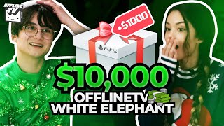 OFFLINETV 10000 WHITE ELEPHANT ft Valkyrae Fuslie Myth amp Starsmitten [upl. by Ailad]