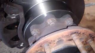 2009 Ford F350 DRW Front Brake Rotor replacement [upl. by Kuo246]