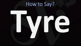 How to Pronounce Tyre BIBLE Lebanon [upl. by Azeret]