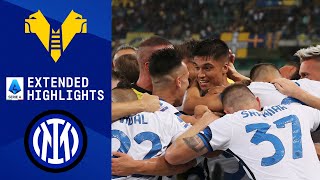 Verona vs Inter Milan Extended Highlights  Serie A  CBS Sports Golazo [upl. by Aniez]