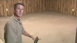 Installing Concrete Microtoppings  From Carpet to Stained Concrete  Part 4 [upl. by Nylaret]