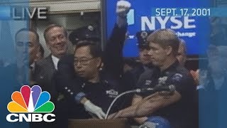 Reopening the NYSE after 911  Archives  CNBC [upl. by Aihseyk]