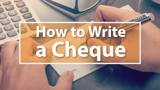 How to Write a Cheque [upl. by Giorgi]