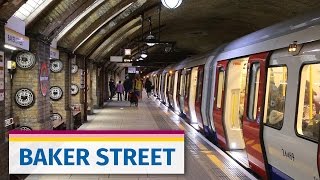 London Underground Historic Baker Street Station [upl. by Denoting930]