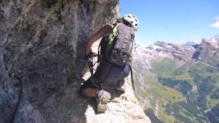 Switzerlands longest Via Ferrata  Leukerbad [upl. by Horick]