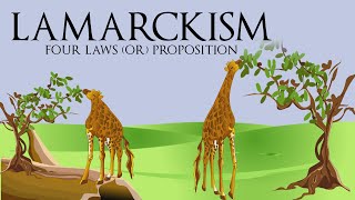 Lamarckism  Four Laws or Proposition [upl. by Kudva277]