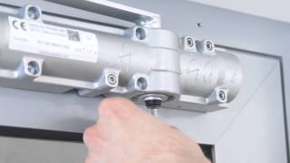 ASSA ABLOY DC500DC700 Door Closer Installation Guide [upl. by Arivle629]