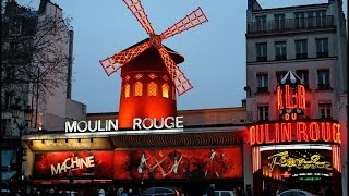 Moulin Rouge including footage from inside  Paris [upl. by Landel335]