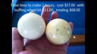 How to make a Billiard BallCue Ball Polisher [upl. by Helaine452]