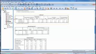 Linear Regression in SPSS [upl. by Sirtimid]