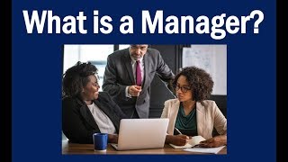 What is a Manager [upl. by Hildie]