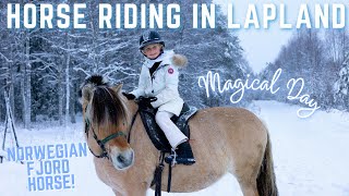 HORSE RIDING IN LAPLAND  THE MOST MAGICAL DAY [upl. by Iznik189]