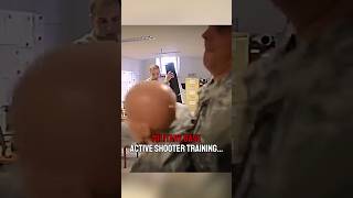 Military base active shooter scenario training‼️🤯 military army combat war [upl. by Chaffin]