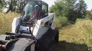 Bobcat Brushcat Rotary Cutter Attachment  Bobcat Equipment [upl. by Maloy358]