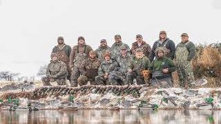 EPIC Oklahoma Duck Hunt over Small Pond 13 Limits [upl. by Sochor]