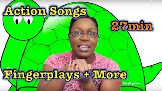 Action Songs Fingerplays and More  LittleStoryBug [upl. by Isador754]