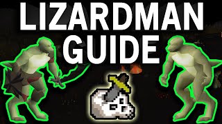 OSRS Lizardman Slayer Guide 07  w Cannon [upl. by Ecniuq968]