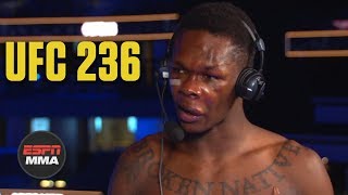 Israel Adesanya is in the UFC to prove himself right  UFC 236  ESPN MMA [upl. by Nicol]