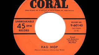 1950 HITS ARCHIVE Rag Mop  The Ames Brothers their original 1 version [upl. by Naga]