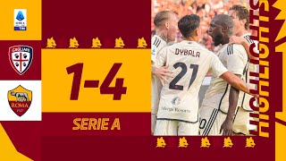 Cagliari 14 Roma  Serie A Highlights 202324 [upl. by Shewmaker179]