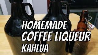 How to make Homemade Coffee Liqueur  Kahlua  Easy recipe [upl. by Ahseekan]