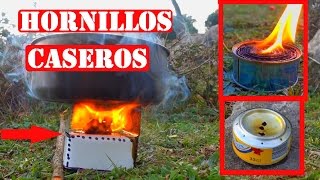 Cómo Hacer 3 Hornillos Caseros Para Camping O Supervivencia [upl. by Gerta]