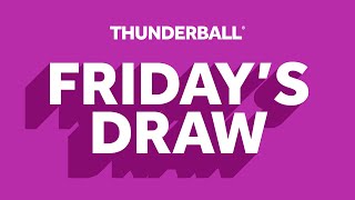 The National Lottery Thunderball draw results from Friday 03 November 2023 [upl. by Lemmueu]