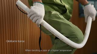 How to bend PVC conduits with spring  LESSO [upl. by Aniara]