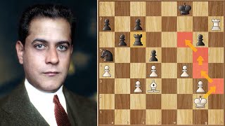 Timeless Chess Lesson by Capablanca [upl. by Zacek]