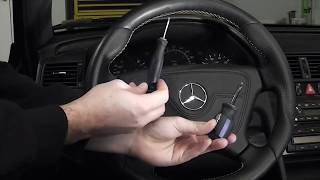 Mercedes Instrument Cluster Removal Easiest Method [upl. by Suolevram674]