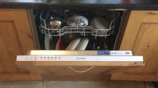 Indesit D1FM16B1 Fully Integrated Dishwasher review [upl. by Ytsirc414]