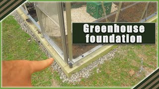 How to Build Greenhouse Foundation [upl. by Enilra]