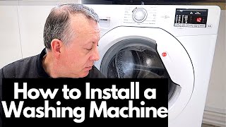 How to Install a Washing Machine [upl. by Hctim79]