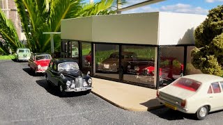 Designing and Building A Scale Model 143 Car Dealership [upl. by Eachelle]