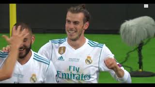 Gareth Bale goal vs Liverpool 26052018 [upl. by Aivatnohs]