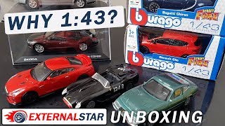 Why to collect 143 car models  unboxing few Bburagos [upl. by Aislehc603]