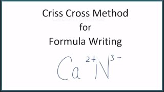 The CrissCross Method for Writing Chemical Formulas [upl. by Aicilic568]