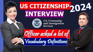 2024 Version Practice your US Citizenship Interview Test  N400 Naturalization Interview [upl. by Starling]