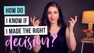 How Do You Know if You Made the Right Decision  3 FilterQuestions [upl. by Enyleuqcaj]