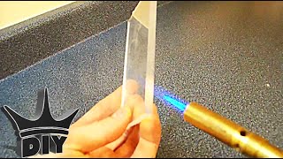 HOW TO Flame polishing acrylic [upl. by Notxap]