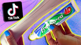 Probando recetas de Slime TikTok Sin bórax 2  Supermanualidades [upl. by Warford]