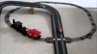 143 Slot Cars with O Gauge Trains [upl. by Ariaet]