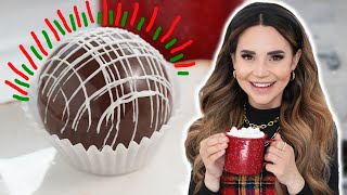 HOW TO MAKE AMAZING HOT COCOA BOMBS [upl. by Aronaele]