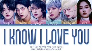 TXT  0X1LOVESONG I Know I Love You feat Seori 1 Hour With Lyrics [upl. by Bucher398]