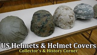 US Helmets and Covers from WW2 to Present Day  Collectors amp History Corner [upl. by Lacie767]