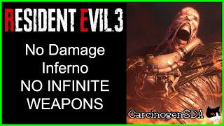 Resident Evil 3 Remake PC  No Damage No Infinite Ammo Inferno [upl. by Westleigh]