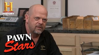 Pawn Stars Rick Gets Owned  History [upl. by Stralka73]